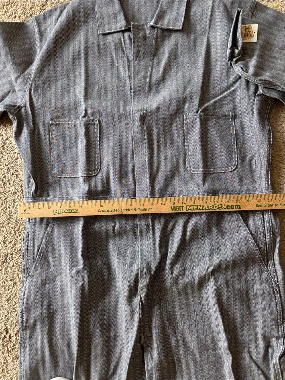 NWT Key Deluxe Unlined Long Sleeve Coveralls Sz 50 Short Men’s vintage tailgate